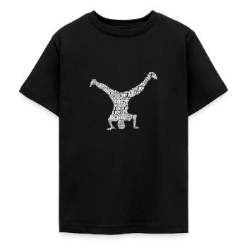 Breakdance Breakdancer Breakdancing - Teenager T-Shirt - Schwarz - Vorne - AI Model Teenager Male light (155cm)