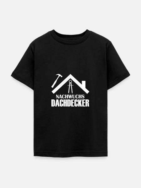 Nachwuchs Dachdecker Kind Baby - Teenager T-Shirt - Schwarz