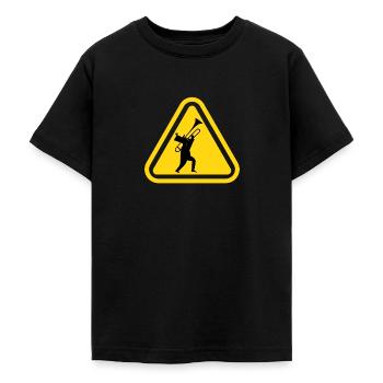 Orchester Band Bläser Konzert Achtung Posaune - Teenager T-Shirt - Schwarz - Vorne - AI Model Teenager Male light (155cm)