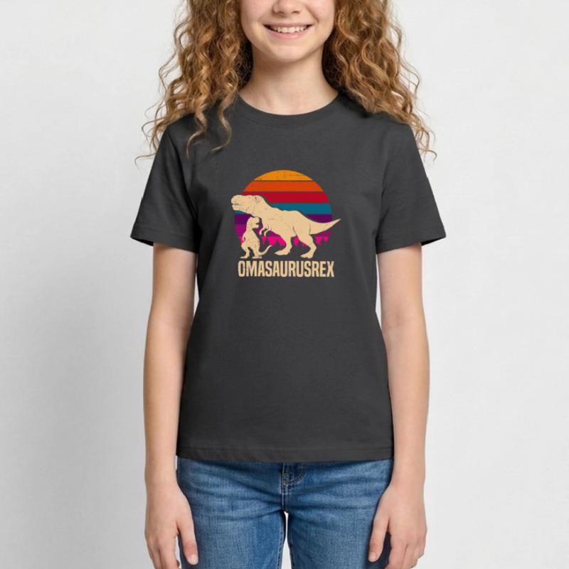 Omasaurus Muttertag Großmutter Dinosaurier Teenager T-Shirt