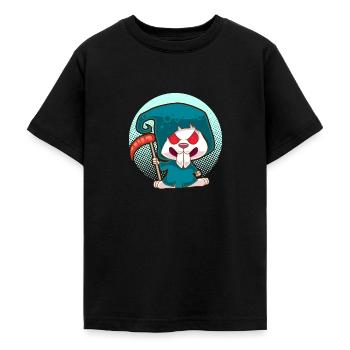 Evil Rabbit Evil Hasi Funny Rabbit Gift - Teenage T-Shirt - black - Front - AI Model Teenager Male light (155cm)