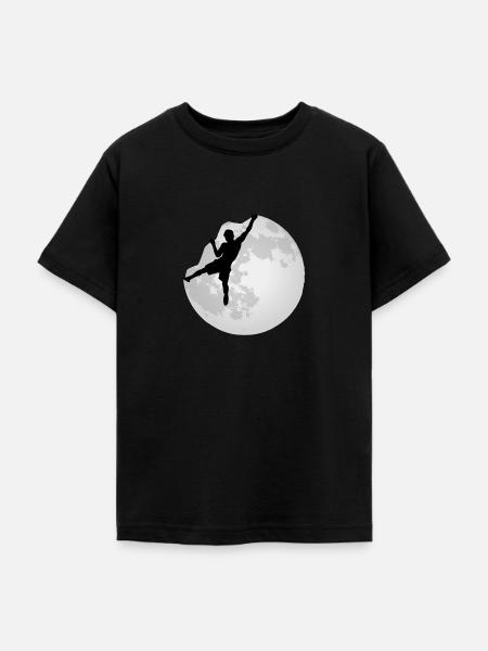 Boulder Freiklettern Klettern Klettersport - Teenager T-Shirt - Schwarz