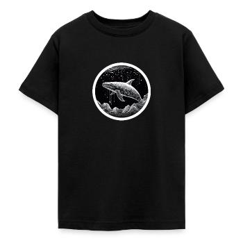 Wal - Teenager T-Shirt - Schwarz - Vorne - AI Model Teenager Male light (155cm)