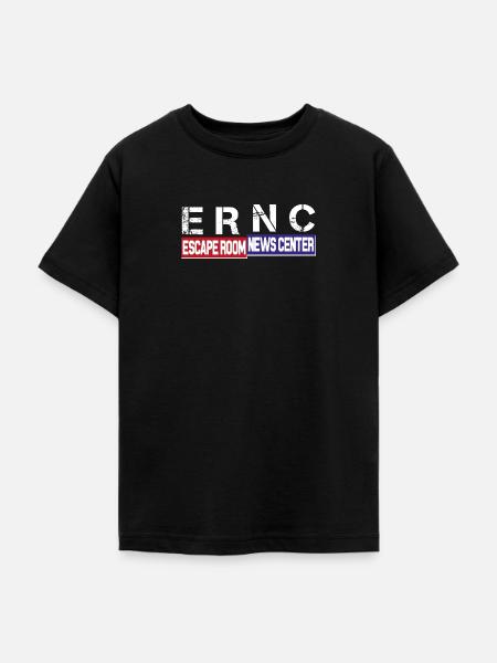 ERNC Logo Neu - Teenager T-Shirt - Schwarz