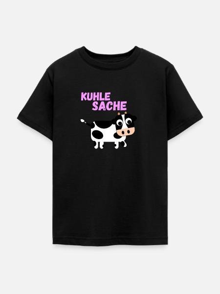 Kuhle Sache - Teenager T-Shirt - Schwarz