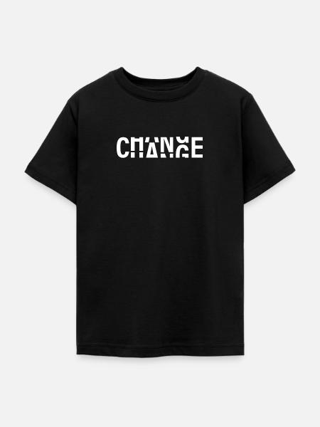Change - Teenager T-Shirt - Schwarz