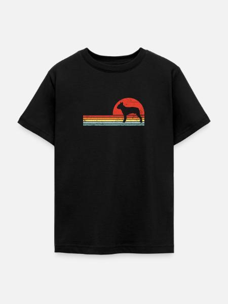 Boston Terrier - Teenager T-Shirt - Schwarz