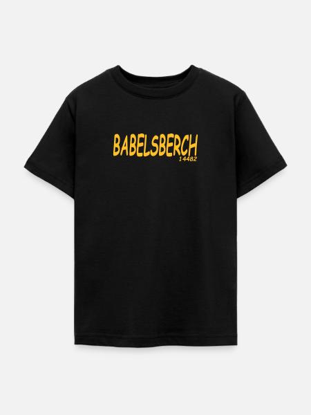 BABELSBERCH 14482 - Teenager T-Shirt - Schwarz