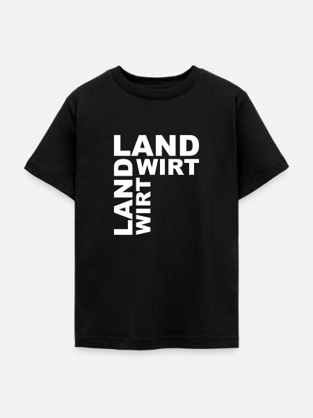 Landwirt - Teenager T-Shirt - Schwarz