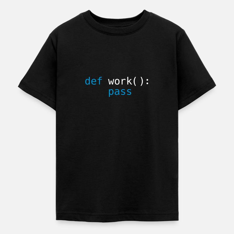 Python pass work - T-shirt Ado - noir