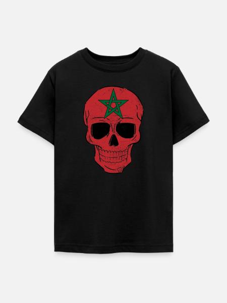 Marokko - Teenager T-Shirt - Schwarz