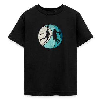 Passion Basketball - Basketball Gift - Teenage T-Shirt - black - Front - AI Model Teenager Male light (155cm)