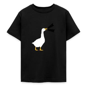 Honk Honk Gans - Teenager T-Shirt - Schwarz - Vorne - AI Model Teenager Male light (155cm)