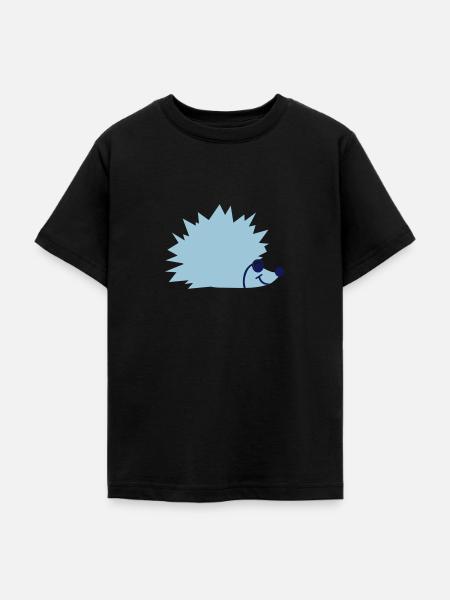 Igel - Teenager T-Shirt - Schwarz