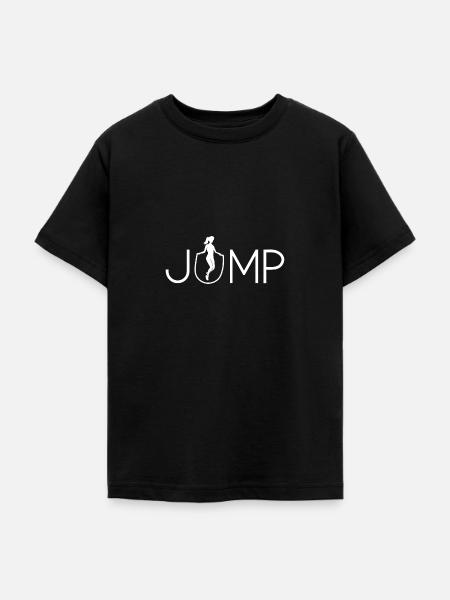 Jump Design für Seilspringerinnen - Teenager T-Shirt - Schwarz