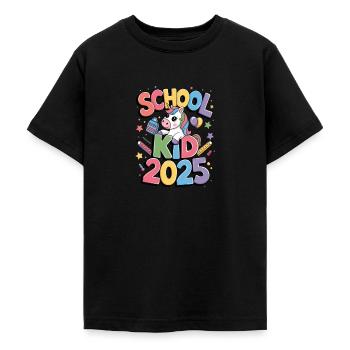 Schulkind 2025 Einschulung Schulanfang - Teenager T-Shirt - Schwarz - Vorne - AI Model Teenager Male light (155cm)