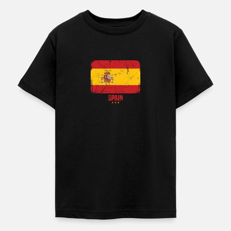 Espagne Drapeau Espagnol Espana - T-shirt Ado - noir