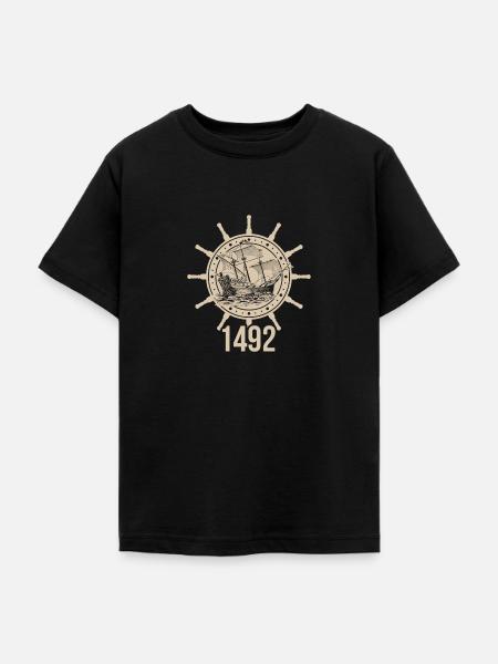 Columbus Day - Teenager T-Shirt - Schwarz