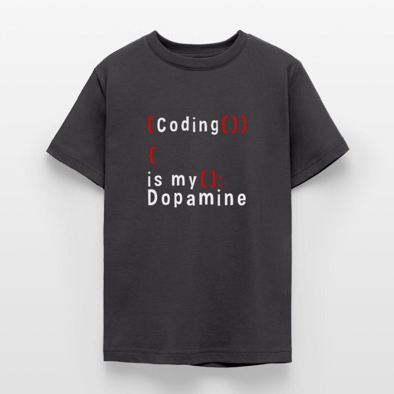 Drôle de codage est mon codeur de dopamine T-shirt Ado