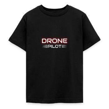 Drohnenpilot - Drohne - Teenager T-Shirt - Schwarz - Vorne - AI Model Teenager Male light (155cm)