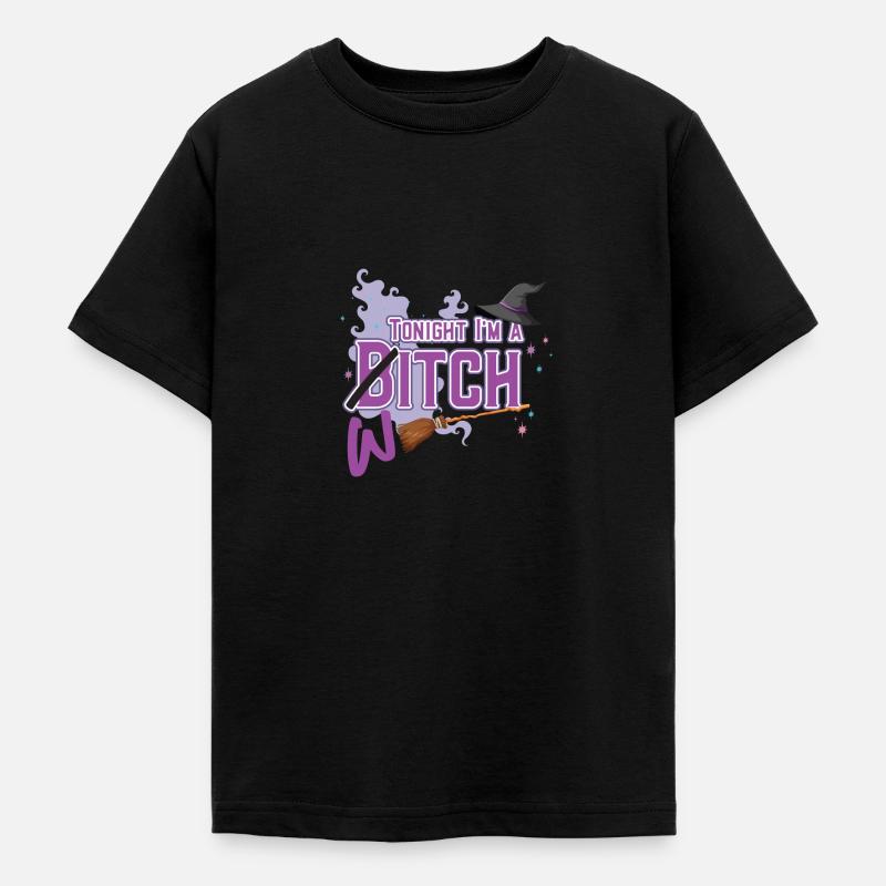 Ce soir, I M A Witch - T-shirt Ado - noir