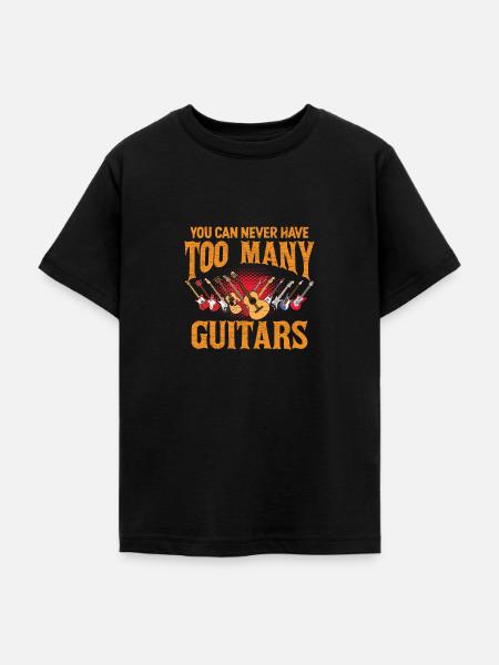 Gitarre Gitarrenspieler Geschenkidee - Teenager T-Shirt - Schwarz