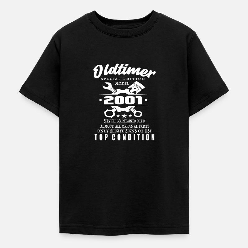 Oldtimer Special Edition Modèle 2001 Anniversaire - T-shirt Ado - noir