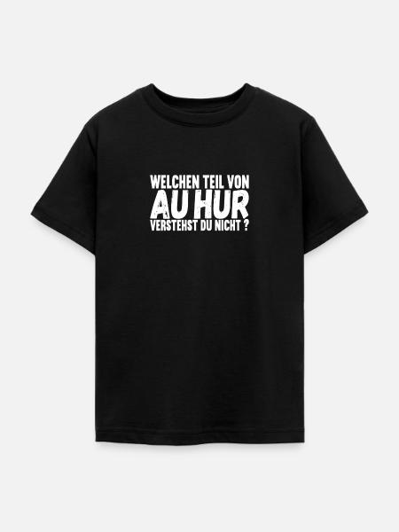 Aachener Slang - Teenager T-Shirt - Schwarz