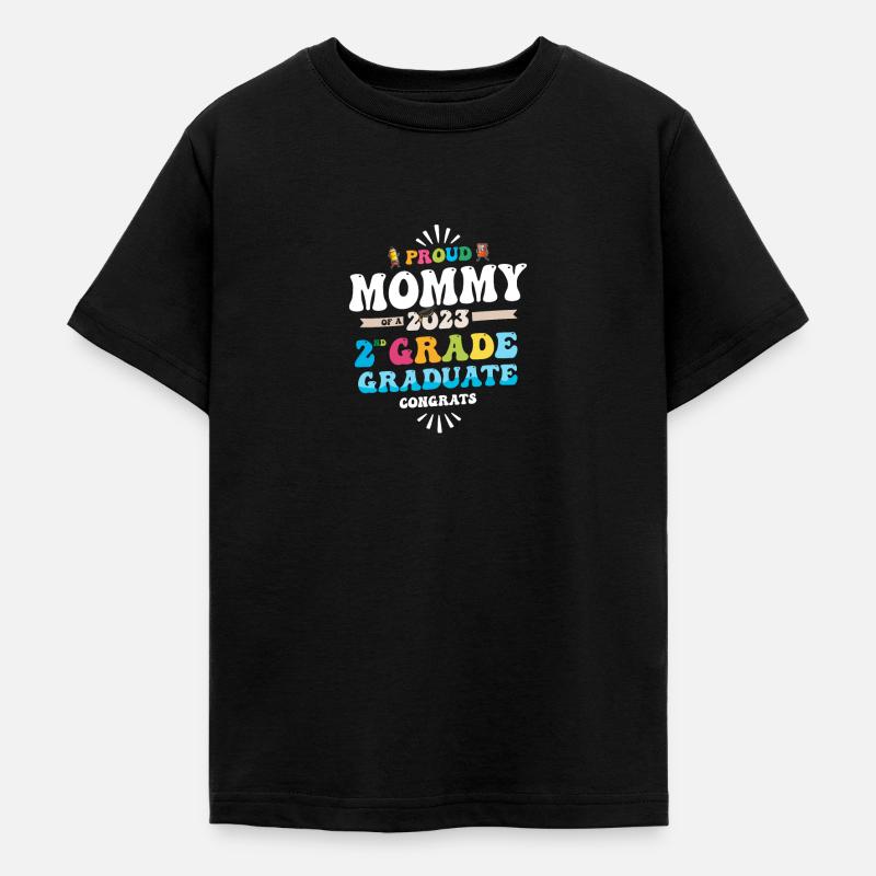 Fière maman d’une classe de 2e année de 2023 - T-shirt Ado - noir