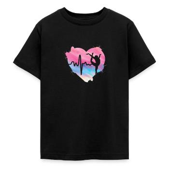 Turnen | Turnerin Gymnastik Turnen Mädchen Frauen - Teenager T-Shirt - Schwarz - Vorne - AI Model Teenager Male light (155cm)