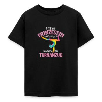 Turnen | Turnerin Gymnastik Turnen Mädchen Frauen - Teenager T-Shirt - Schwarz - Vorne - AI Model Teenager Male light (155cm)