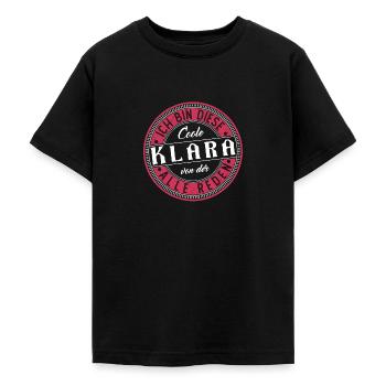 Klara Geschenkidee Geschenk Geburtstag - Teenager T-Shirt - Schwarz - Vorne - AI Model Teenager Male light (155cm)