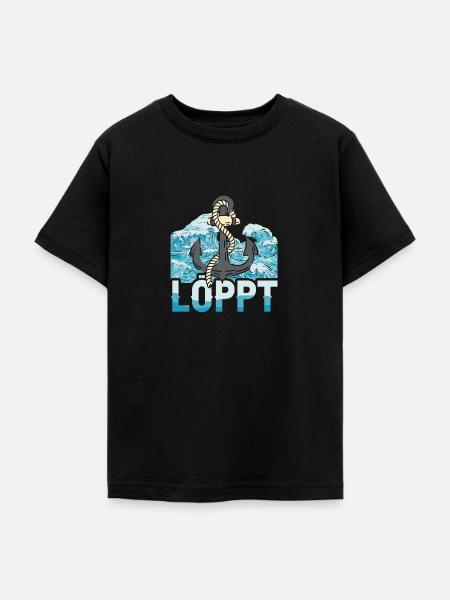 Löppt - Teenager T-Shirt - Schwarz