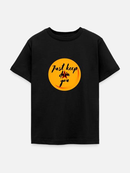 Just keep doin you - Teenager T-Shirt - Schwarz