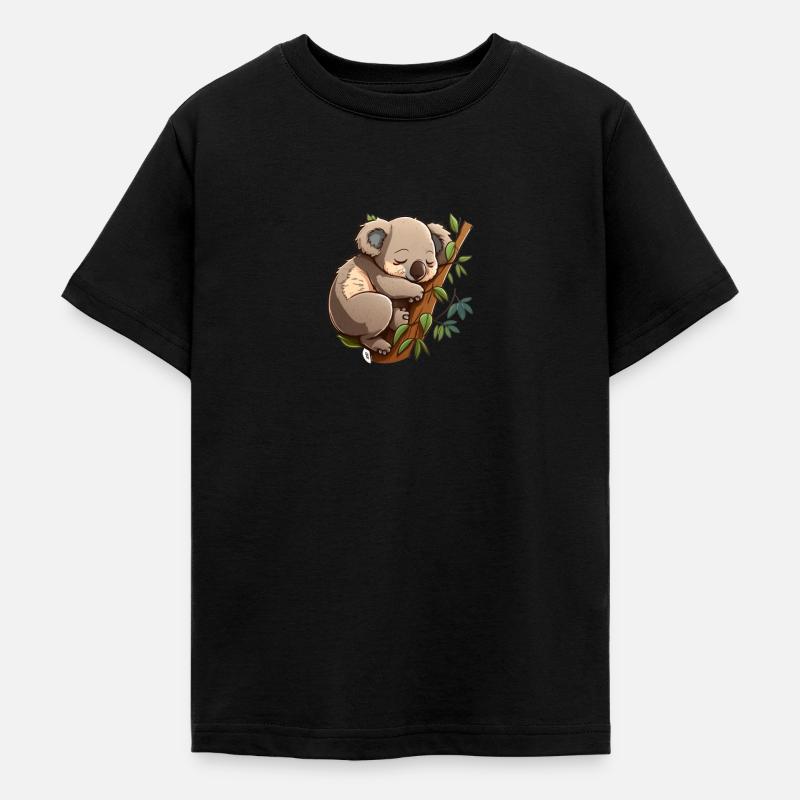 Koala ours Koala endormi. Idéal pour dormir. - T-shirt Ado - noir