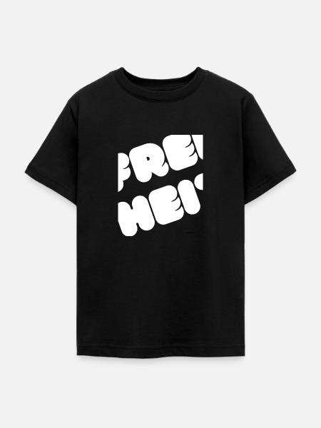 Frei-heit - Teenager T-Shirt - Schwarz
