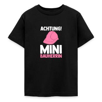 Bauherrin - Teenager T-Shirt - Schwarz - Vorne - AI Model Teenager Male light (155cm)