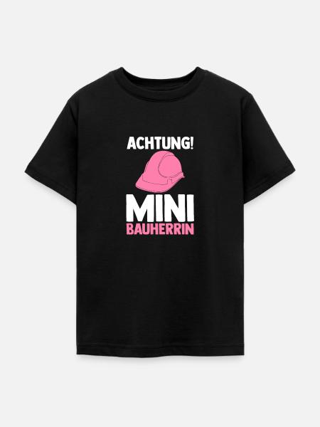 Bauherrin - Teenager T-Shirt - Schwarz