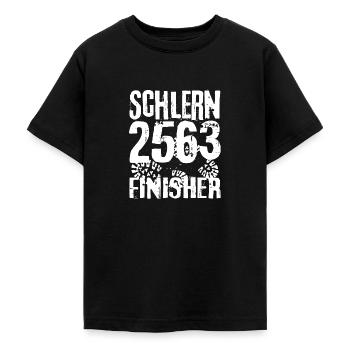 Sciliar Sciliar 2563 Finisher Dolomites South Tyrol - Teenage T-Shirt - black - Front - AI Model Teenager Male light (155cm)