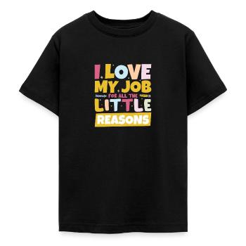 Kindergarten Lehramt Schule Vorschule - Teenager T-Shirt - Schwarz - Vorne - AI Model Teenager Male light (155cm)