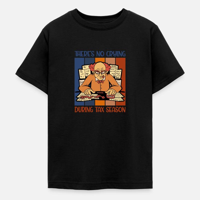 Pas de pleurs pendant la saison des impôts Comptable - T-shirt Ado - noir