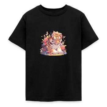 Tiger Baby Tiger Tiger Baby - Teenager T-Shirt - Schwarz - Vorne - AI Model Teenager Male light (155cm)