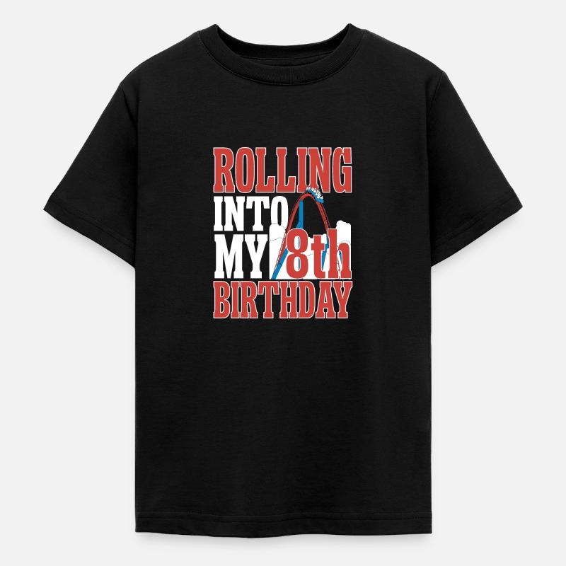 Roller Coaster Parc d’attractions Roller Coaster - T-shirt Ado - noir