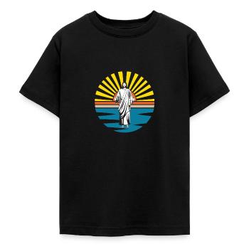 Das Licht der Welt - Teenager T-Shirt - Schwarz - Vorne - AI Model Teenager Male light (155cm)