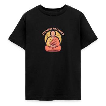 Yoga Mindfulness Practic Meditation Manifestation - Teenager T-Shirt - Schwarz - Vorne - AI Model Teenager Male light (155cm)