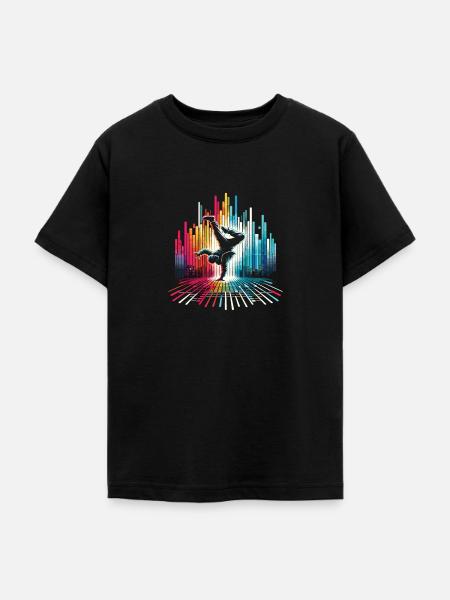 Breakdance Breakdancer Breakdance Kinder - Teenager T-Shirt - Schwarz