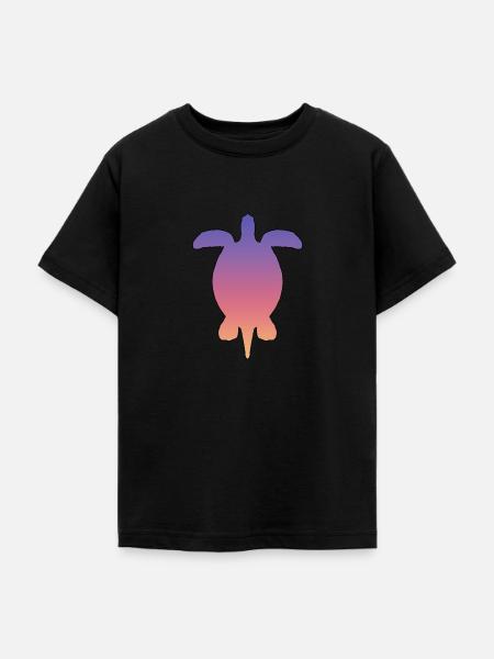 Turtle - Teenager T-Shirt - Schwarz