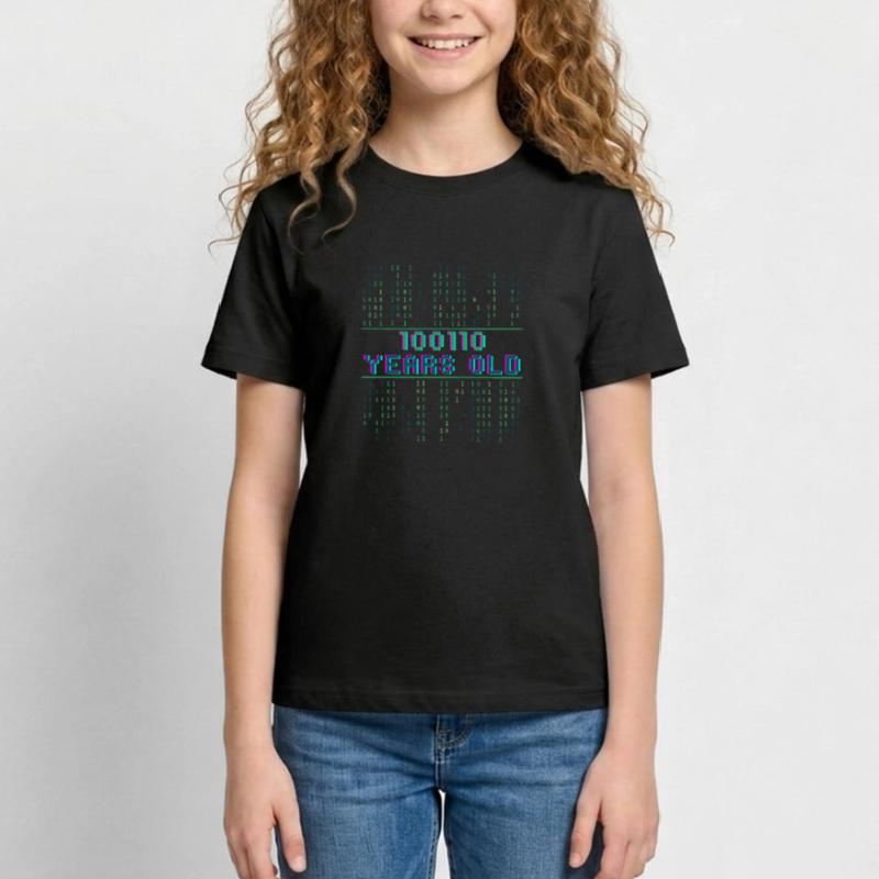 38th Birthday 38 years old Binary Code Coder Teenage T-Shirt
