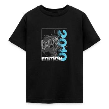 Limited Edition 2010 Limited Edition Fußball - Teenager T-Shirt - Schwarz - Vorne - AI Model Teenager Male light (155cm)