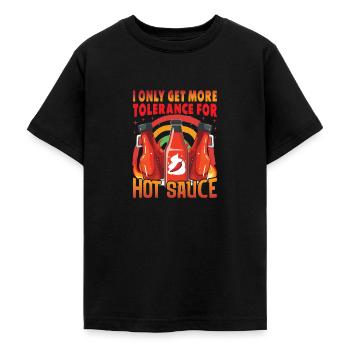 Passionnés de cuisine - T-shirt Ado - noir - Devant - AI Model Teenager Male light (155cm)